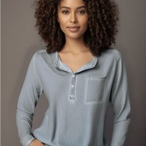 CCK Style Distressed Gray PocketHenley